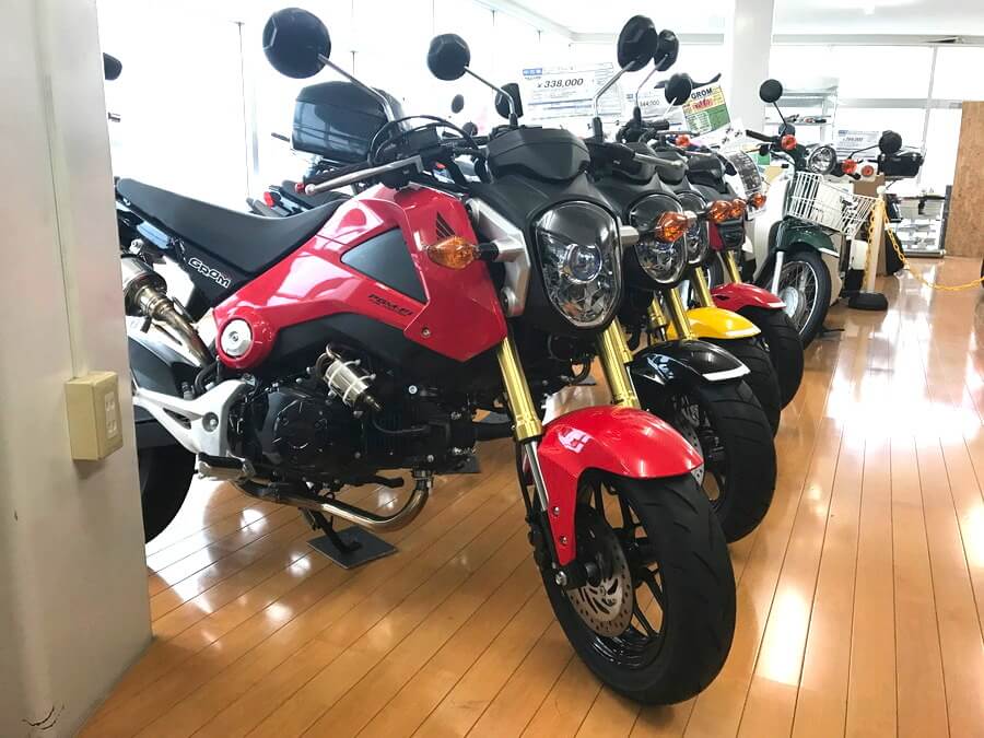 HONDAのバイクショップ