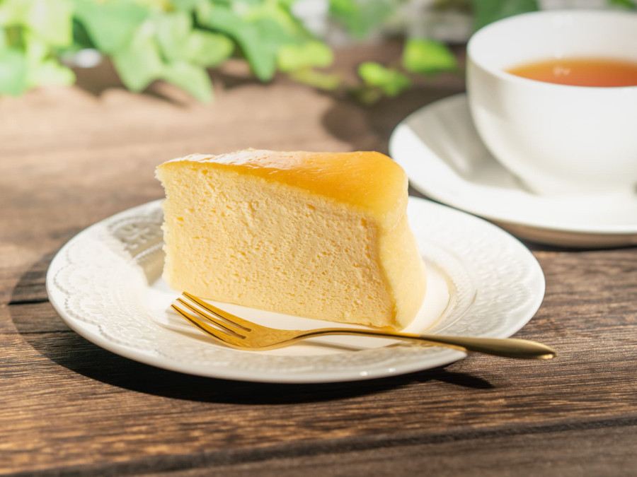 チーズケーキと紅茶